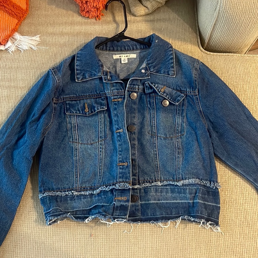 Cropped Denim Jacket